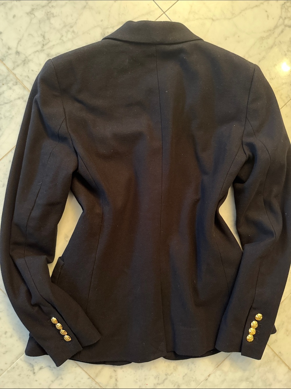 Lauren Ralph Lauren Black/Gold Bullion Jacquard Blazer - Picture 5 of 5